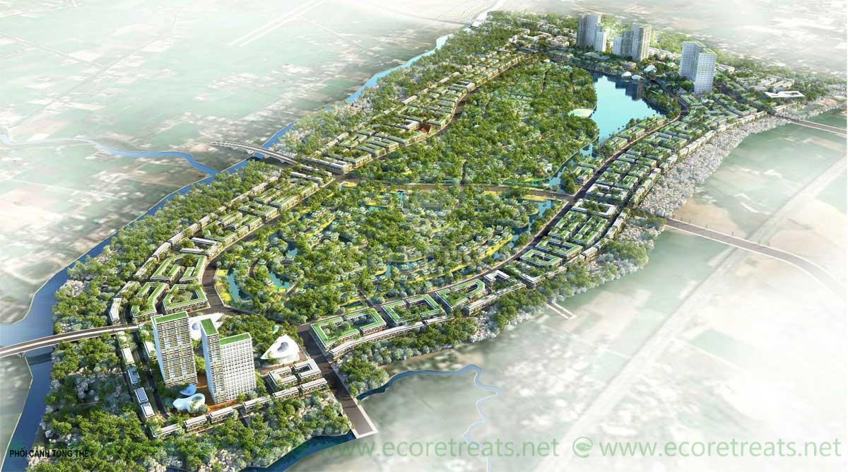 Phối Cảnh Tổng Thể Dự án Khu đô Thị Eco Retreat Bến Lức Long An