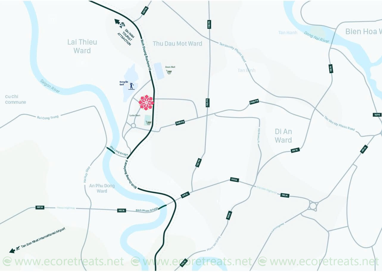 Vị Trí Setia Edenia