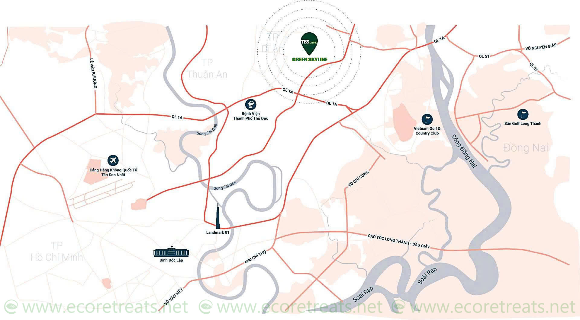 Vị Trí Green Skyline 1